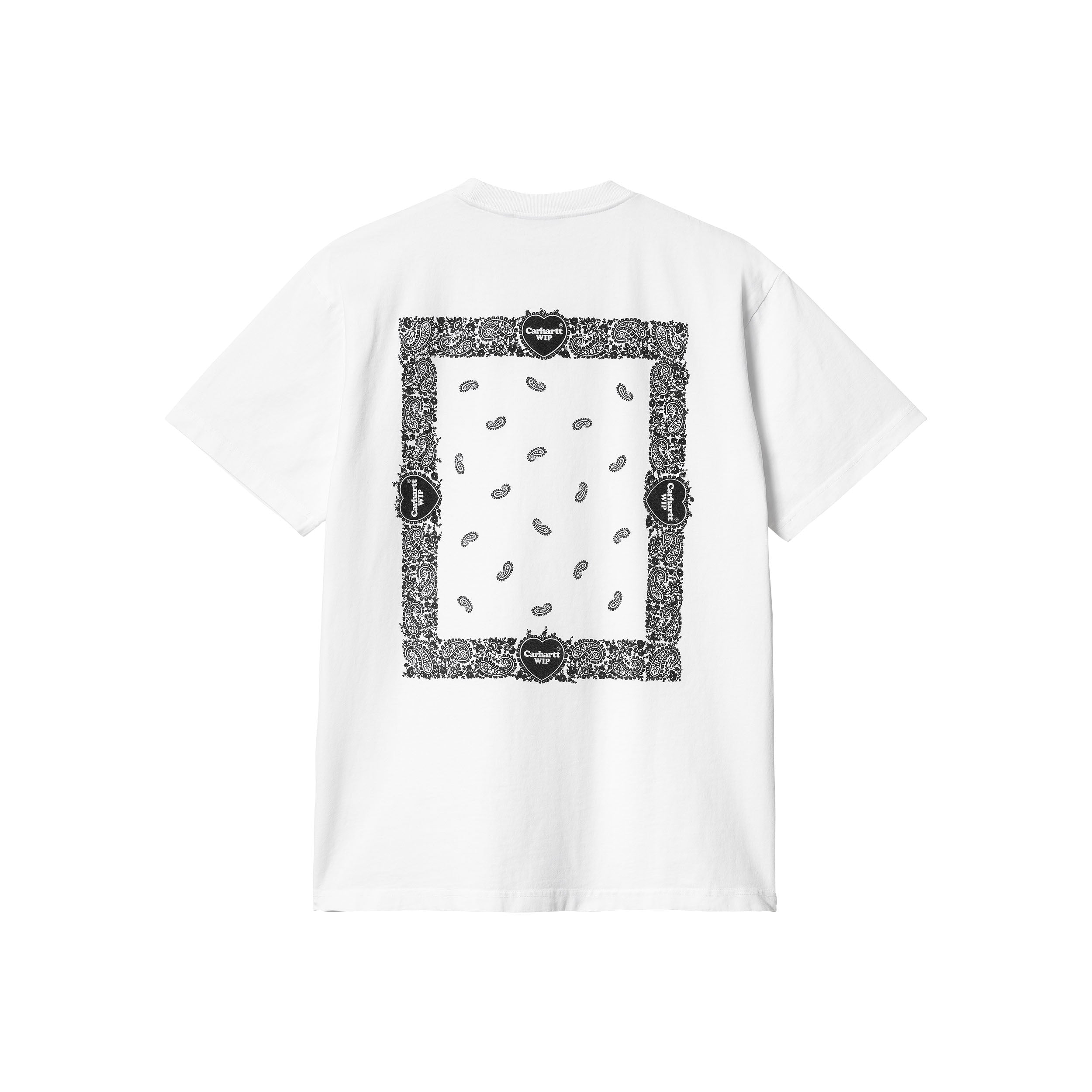 Carhartt WIP S/S Paisley T-Shirt (white/black) – Blue Mountain Store
