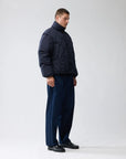 New Amsterdam Detachable Sleeves Quilted Jacket (navy)