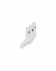 New Amsterdam Logo Socks 3-Pack (white)