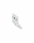 New Amsterdam Logo Socks 3-Pack (white)