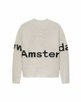 New Amsterdam  Name Crew Knit (grey)