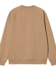 Carhartt WIP S/S Chase Sweat (Dusty H Brown / Gold)