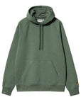 Carhartt WIP Hooded Chase Sweat (duck green/gold)