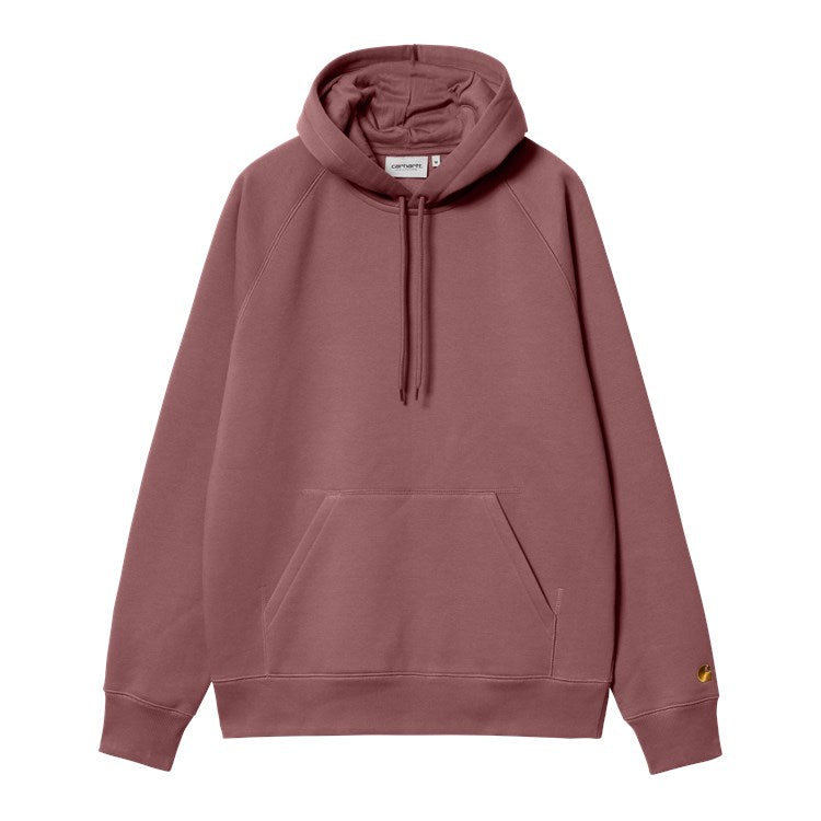 Carhartt WIP Hooded Chase Sweat (dusty Fuchsia/gold)