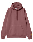 Carhartt WIP Hooded Chase Sweat (dusty Fuchsia/gold)