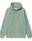 Carhartt WIP Hooded Chase Sweat ( Frosted Green / Gold)