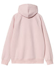 Carhartt WIP Hooded Chase Sweat (Air Pink / Gold )