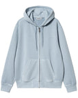 Carhartt WIP Hooded Duster Script Jacket (misty sky)