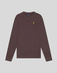 Lyle & Scott Crew Neck Sweatshirt  (Deep Mahogany)