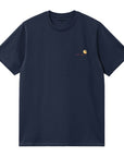 Carhartt WIP S/S American Script T-Shirt (air force blue)