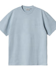 Carhartt S/S Duster Script T-Shirt (Misty Sky garment dyed)