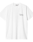 Carhartt WIP S/S Stamp T-Shirt (white/black stone washed)