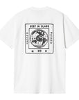 Carhartt WIP S/S Stamp T-Shirt (white/black stone washed)