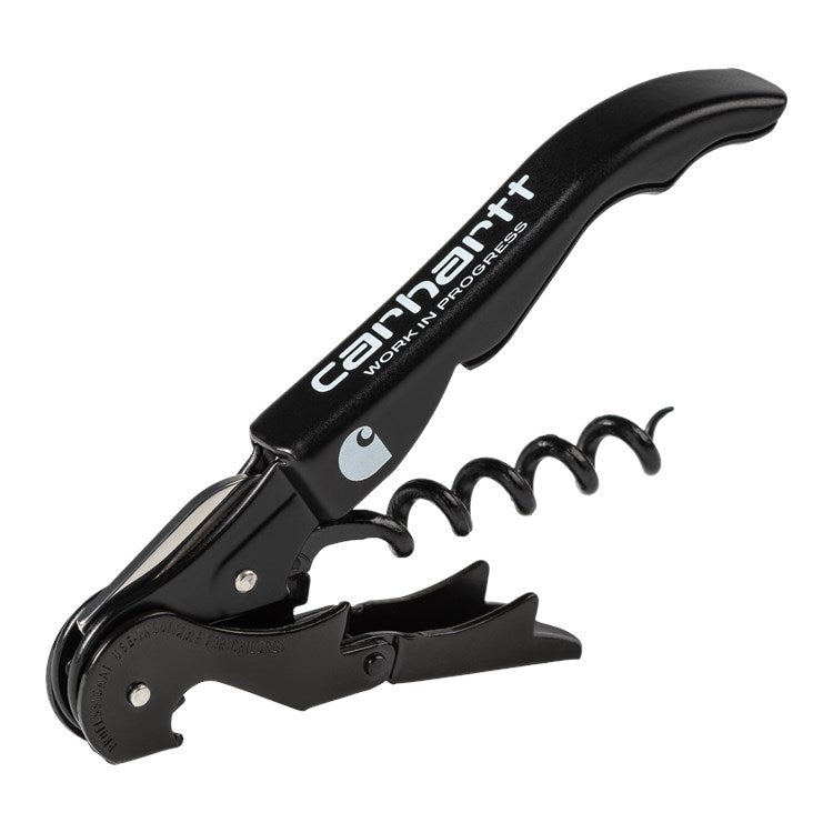 Carhartt WIP Script Pulltap Corkscrew  (Black / White)