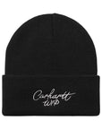 Carhartt WIP Signature Beanie (Black / Wax)