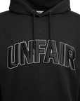 Unfair Athletics Curved 3D Embroidery Hoodie  (black)