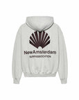 New Amsterdam  Logo Hoodie (ash vineyard wine)