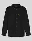 Lyle & Scott Plain Oxford Shirt (jet black)