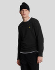 Lyle & Scott Crew Neck Sweatshirt (jet black)