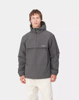 Carhartt WIP Windbreaker Pullover (Winter) (Graphite/White)