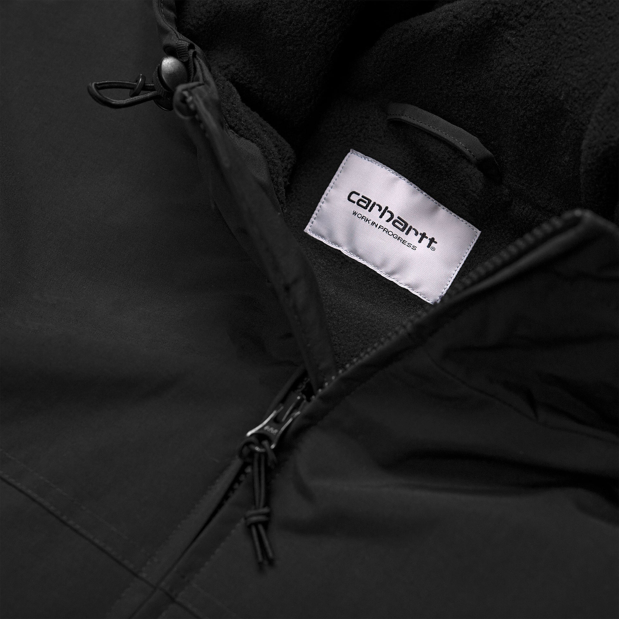 Carhartt Hooded Sail Jacket (black/white) - Blue Mountain Store