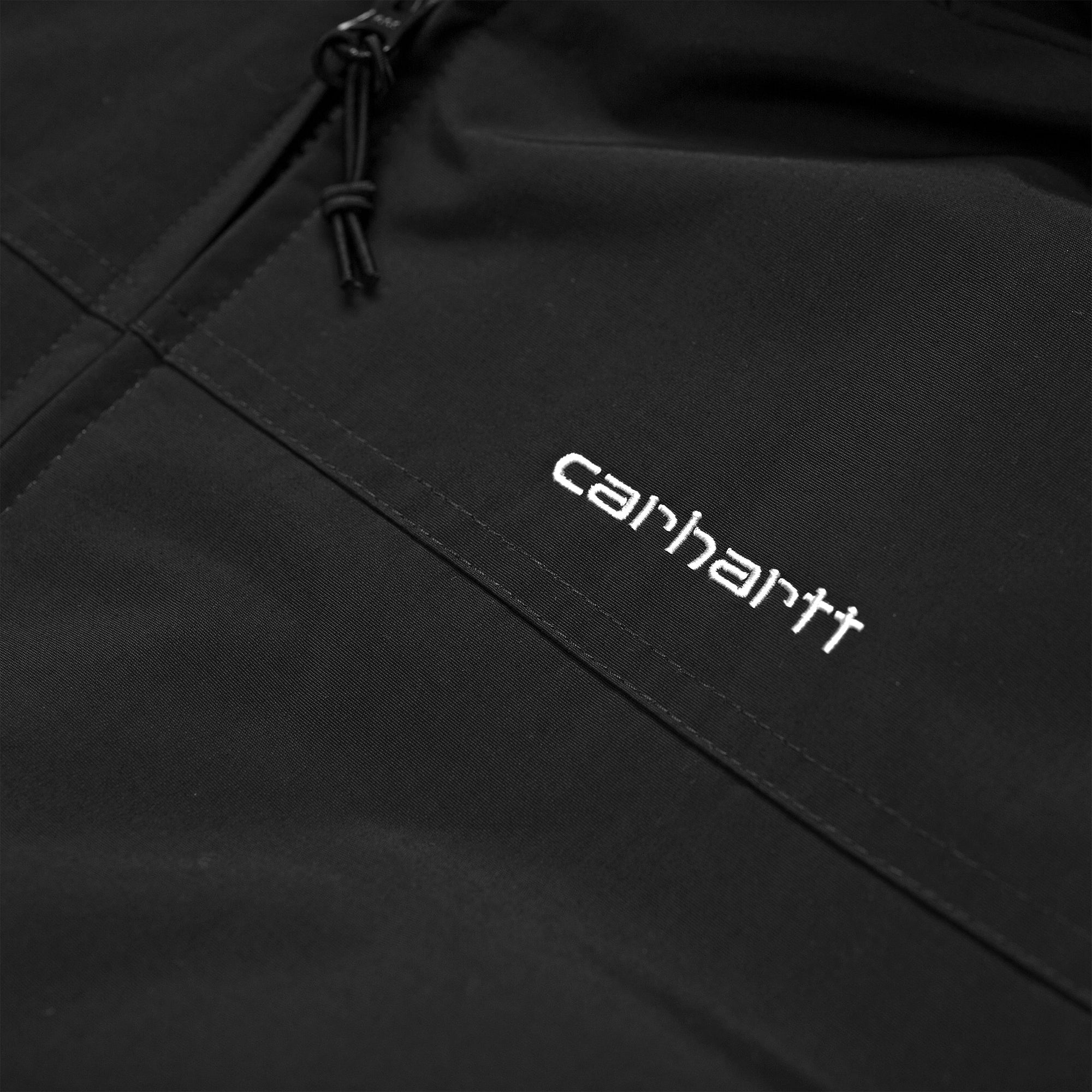 Carhartt Hooded Sail Jacket (black/white) - Blue Mountain Store